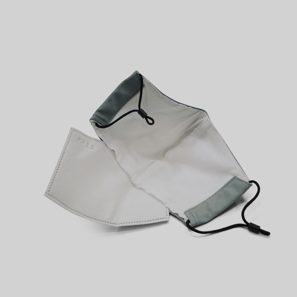 Printed Fabric Face Mask with Filter Set